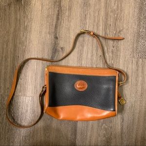 Vintage Black & Brown Dooney & Burke Bag